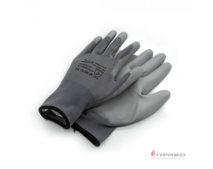 Перчатки нейлоновые Scaffa PU1350P-DG (защита от механических воздействий)