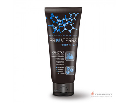 Паста для мытья сильнозагрязненных рук Primaterra Extra Clean, туба 100 мл Паста для мытья сильнозагрязненных рук Primaterra Extra Clean, туба 100 мл